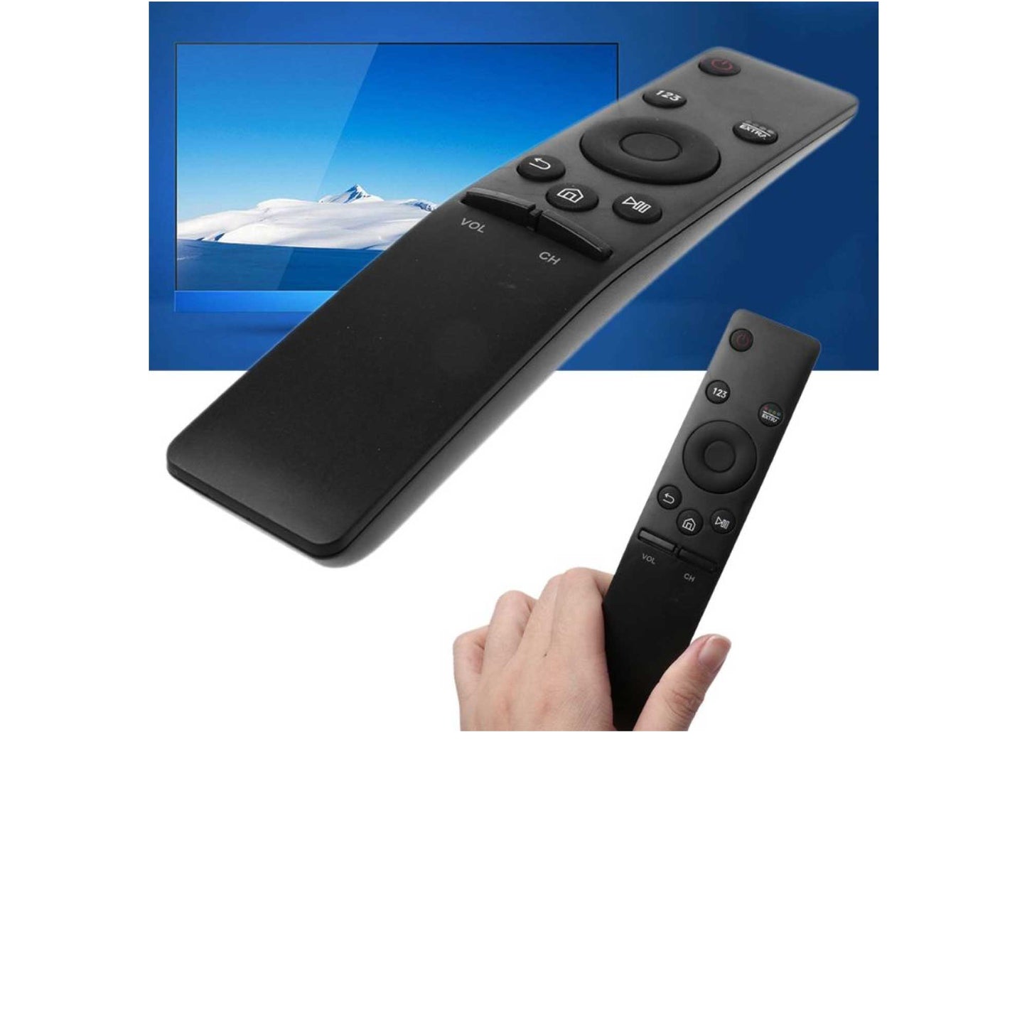 Chunghop 4K UHD Remote Replacement For Samsung Control  BN59-01259B No Bluetooth-3