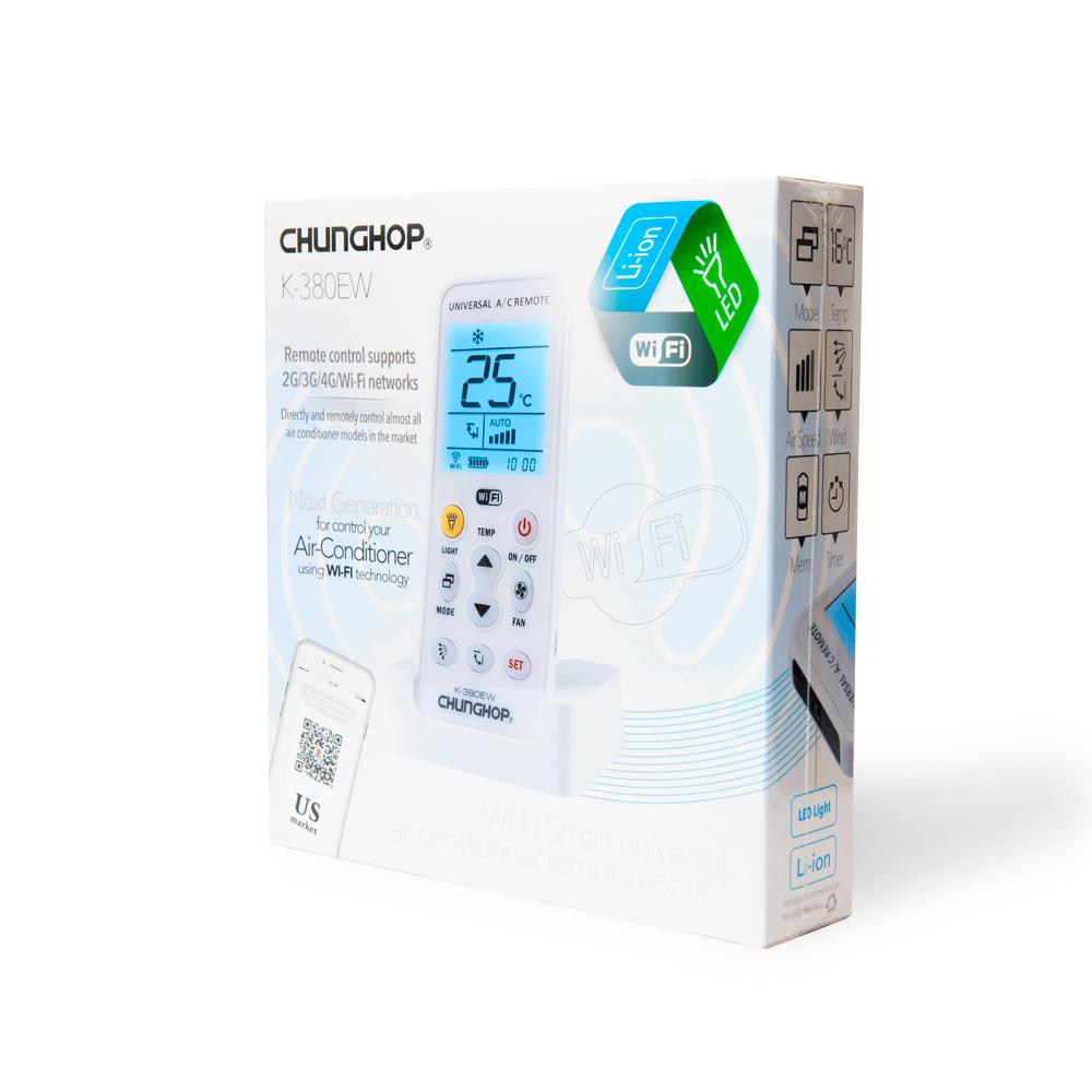 Chunghop K380EW Smart WiFi Air Conditioner Remote Compatible with HICON and More-2