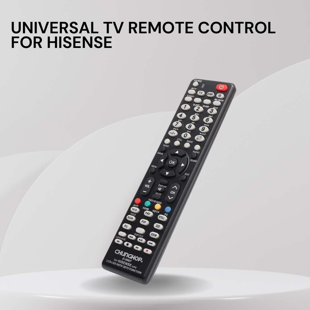 Chunghop Universal TV Remote Control Compatible with Hisense LCD Smart HD Plasma-1