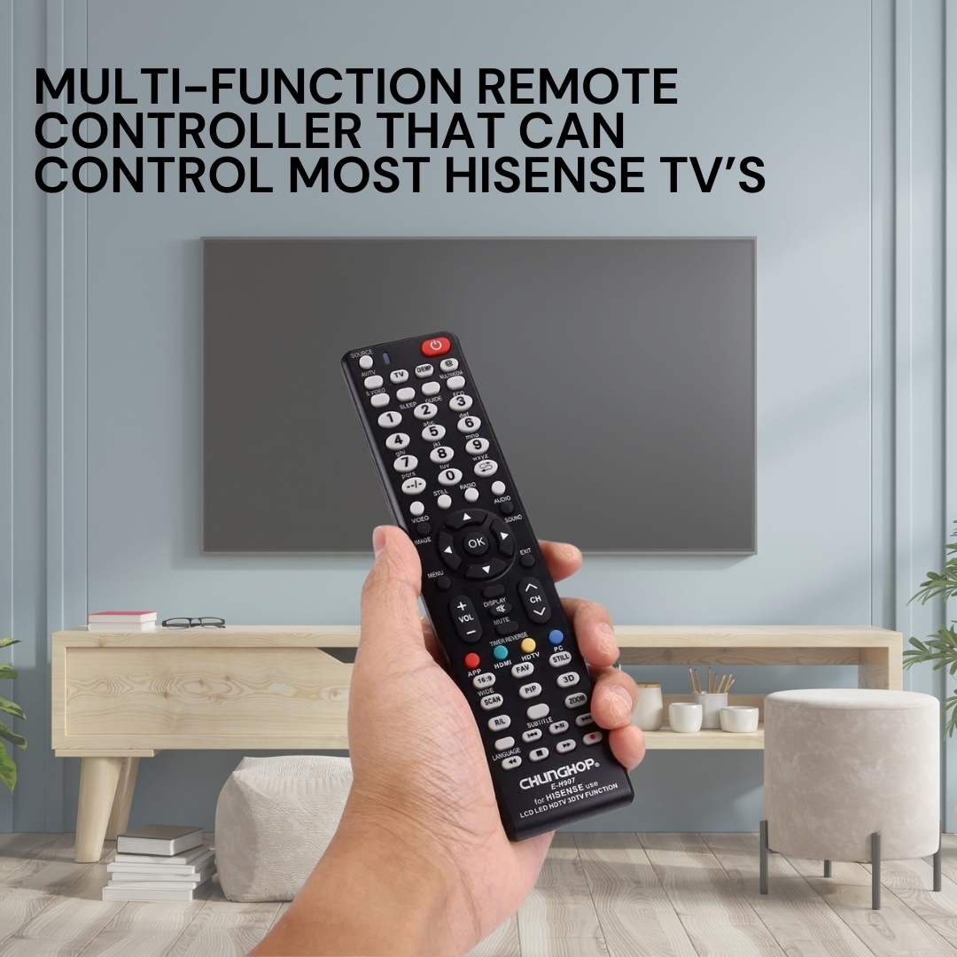 Chunghop Universal TV Remote Control Compatible with Hisense LCD Smart HD Plasma-2