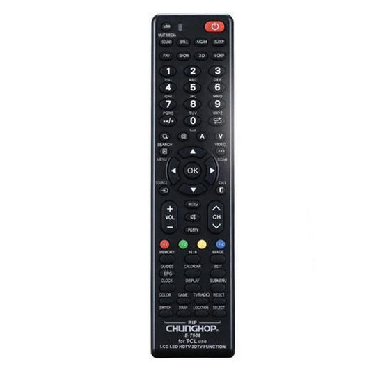 Chunghop Universal TV Remote Control Compatible with TCL LCD Smart HD Plasma-0