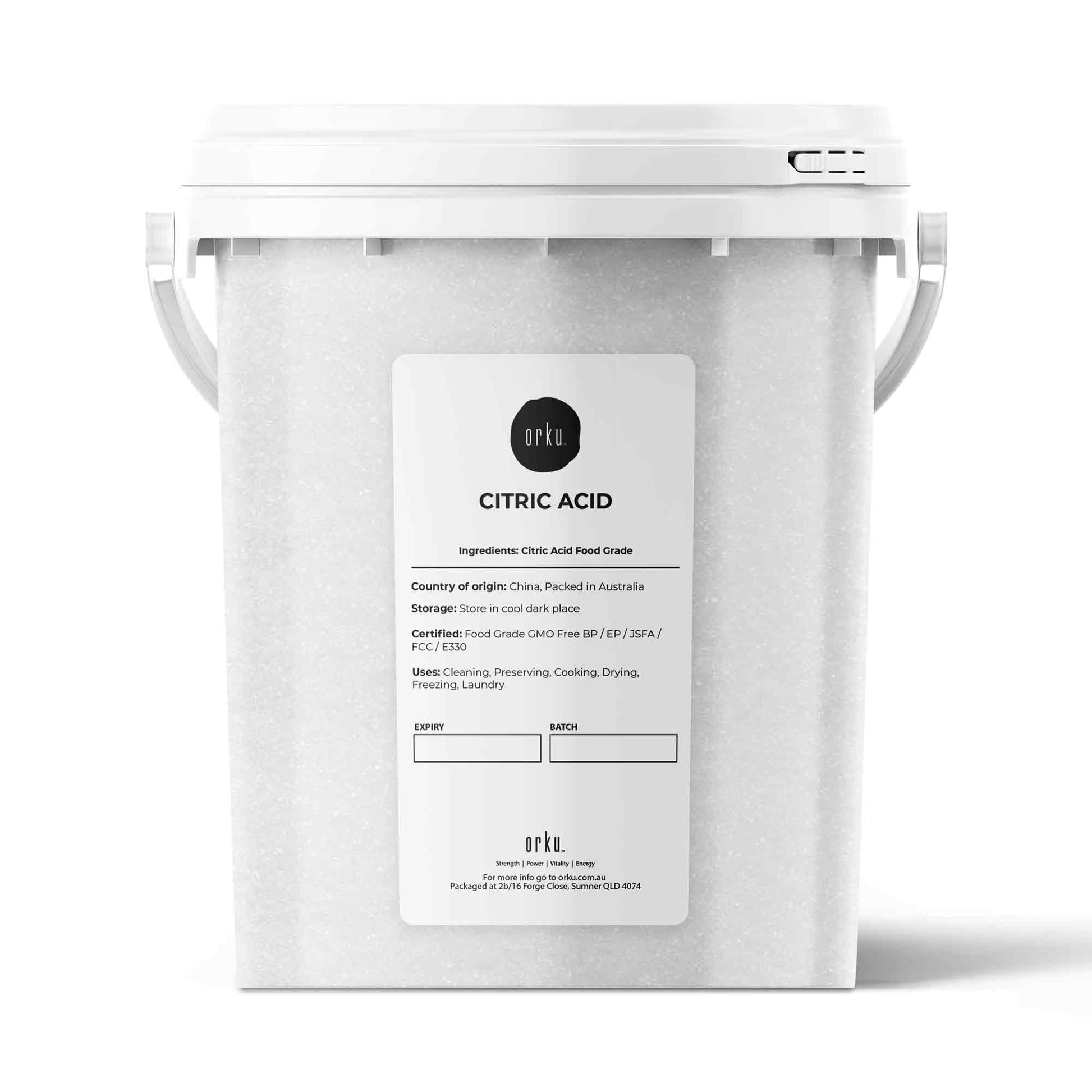 Citric Acid Powder - Resealable Tubs Food Grade Anhydrous GMO Preservative Free-1