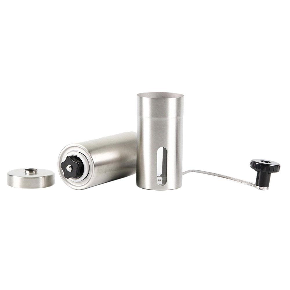 Coffee Bean Grinder - Stainless Steel Ceramic Burr Manual Hand Crank Nut Mill-1