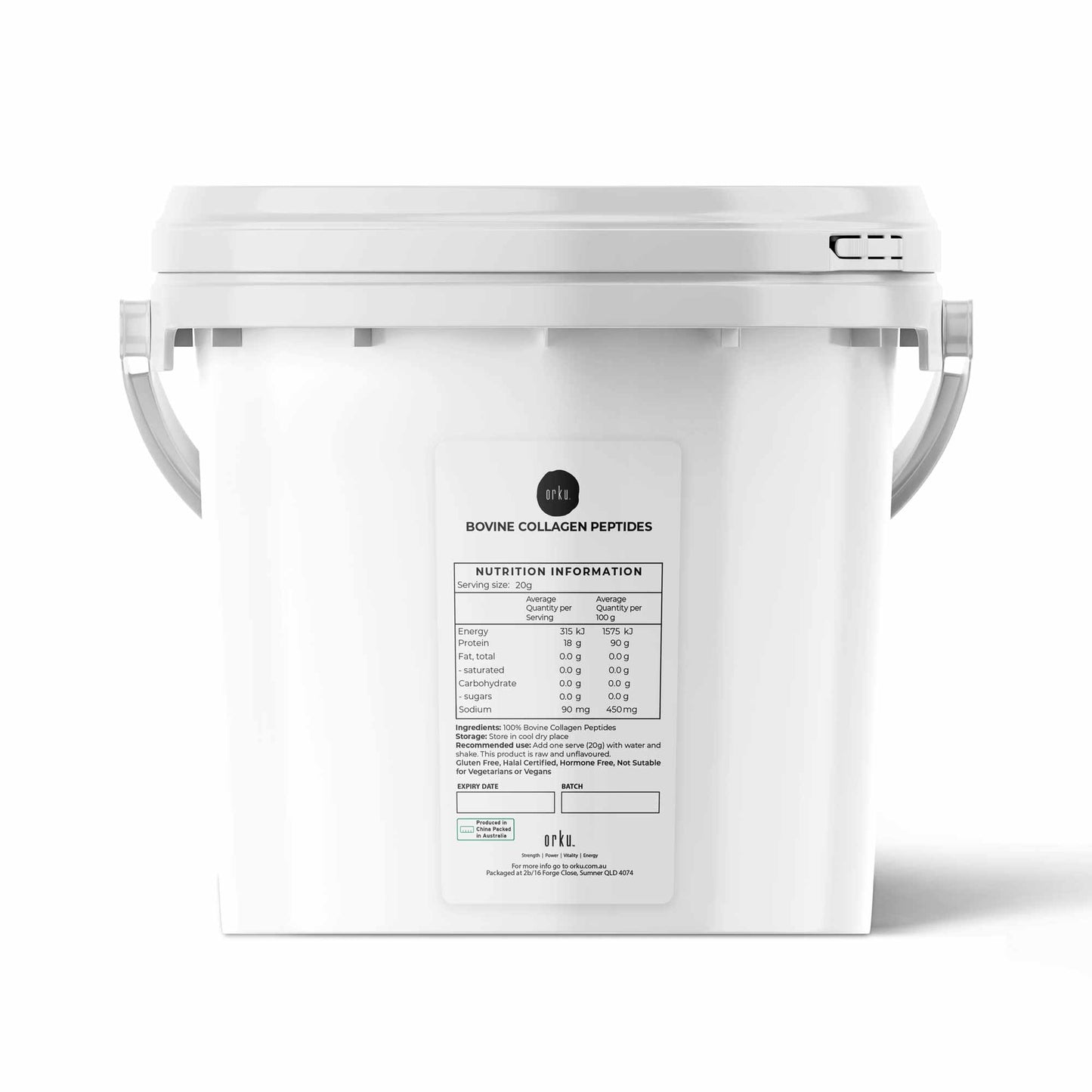 Collagen Powder Tub - Bovine Hydrolysate Protein Peptide Supplement Unflavoured-6