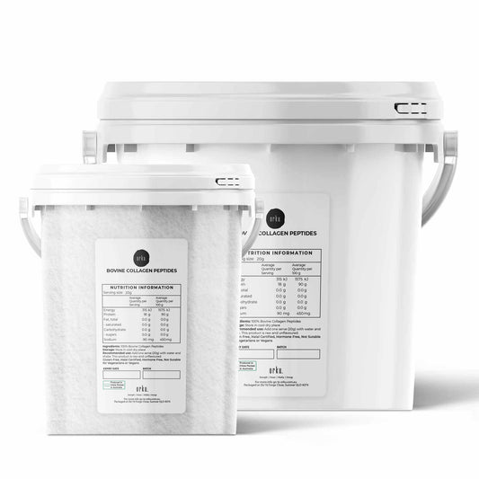 Collagen Powder Tub - Bovine Hydrolysate Protein Peptide Supplement Unflavoured-0