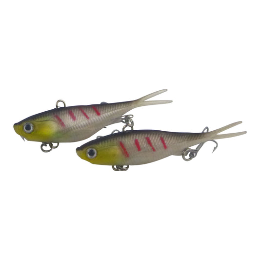 Swimerz 95mm Soft Vibe, Cut Mullet, 2 pack-0