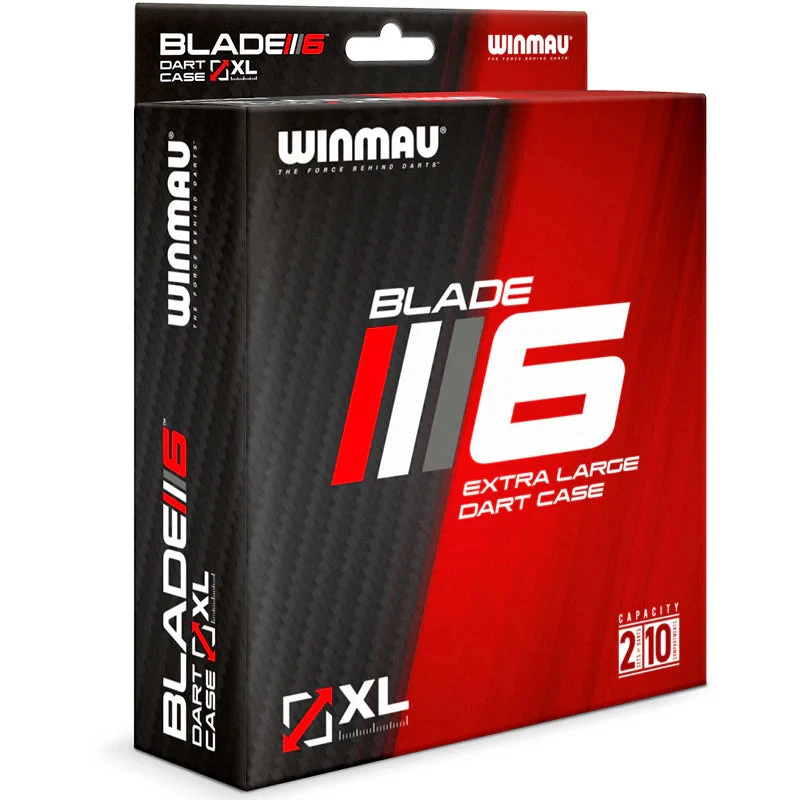 Winmau Blade 6 XL Darts Case Holds 6 Assembled Darts Dart Wallet