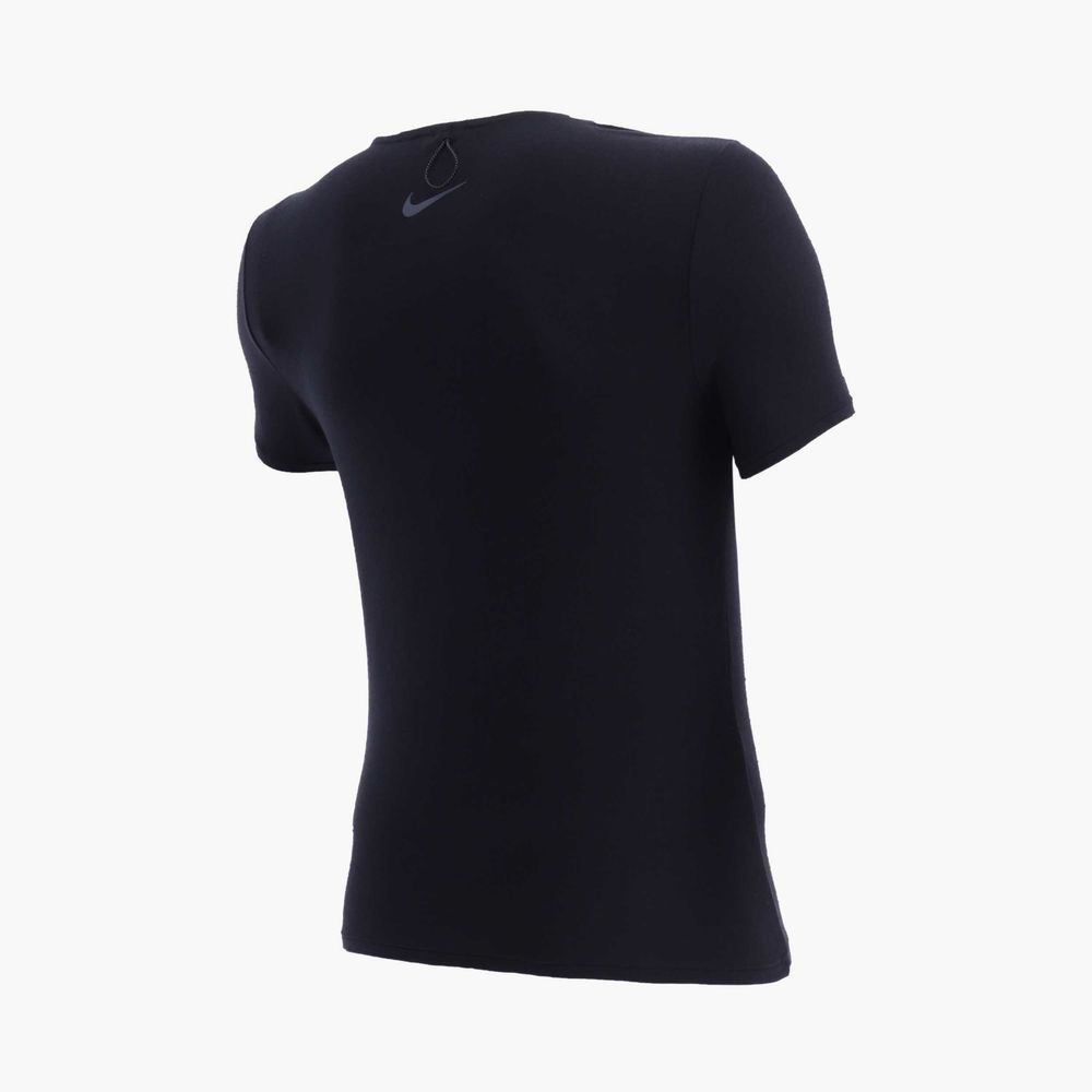 Nike Womens Run Division City Sleek Short Sleeve Top - Black