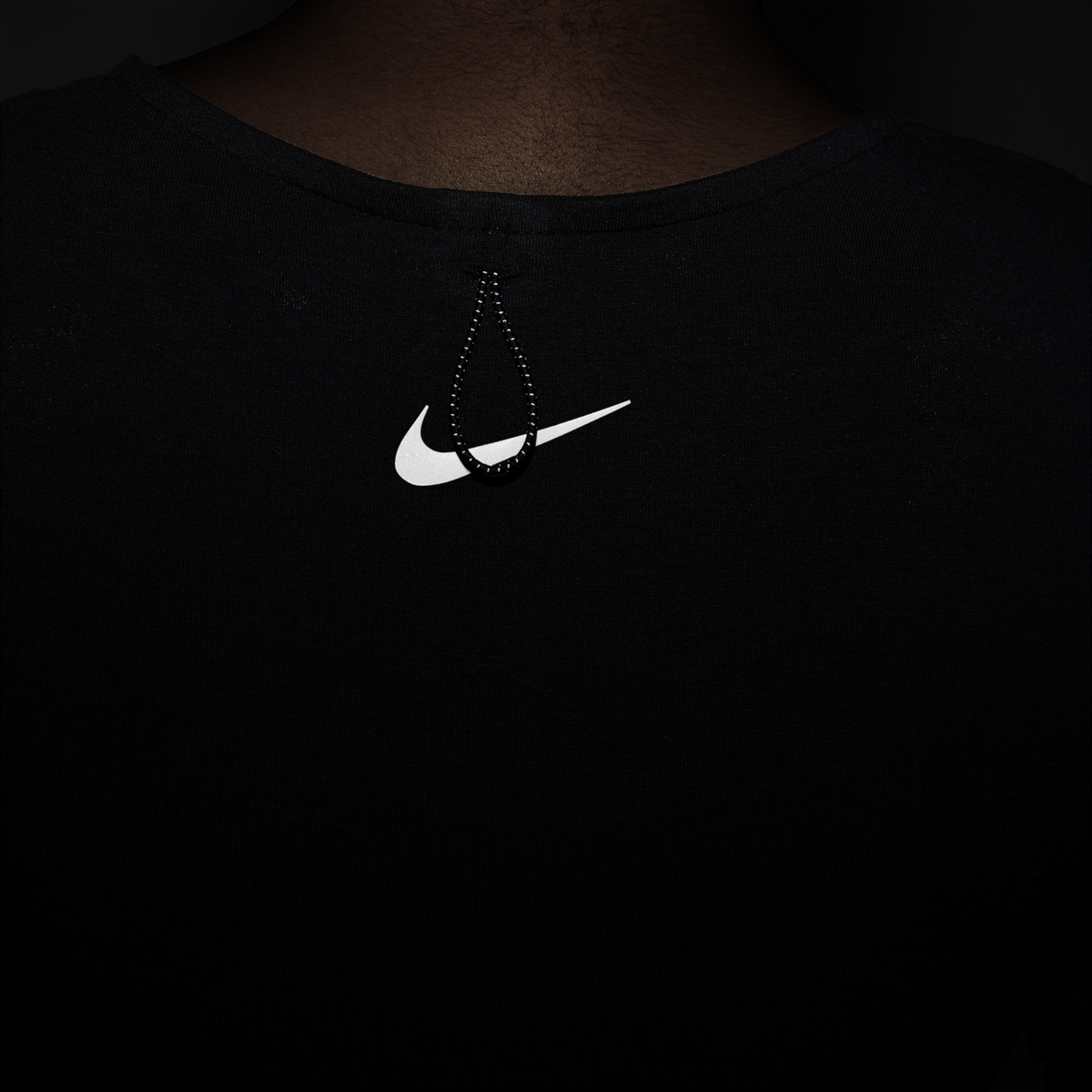 Nike Womens Run Division City Sleek Short Sleeve Top - Black