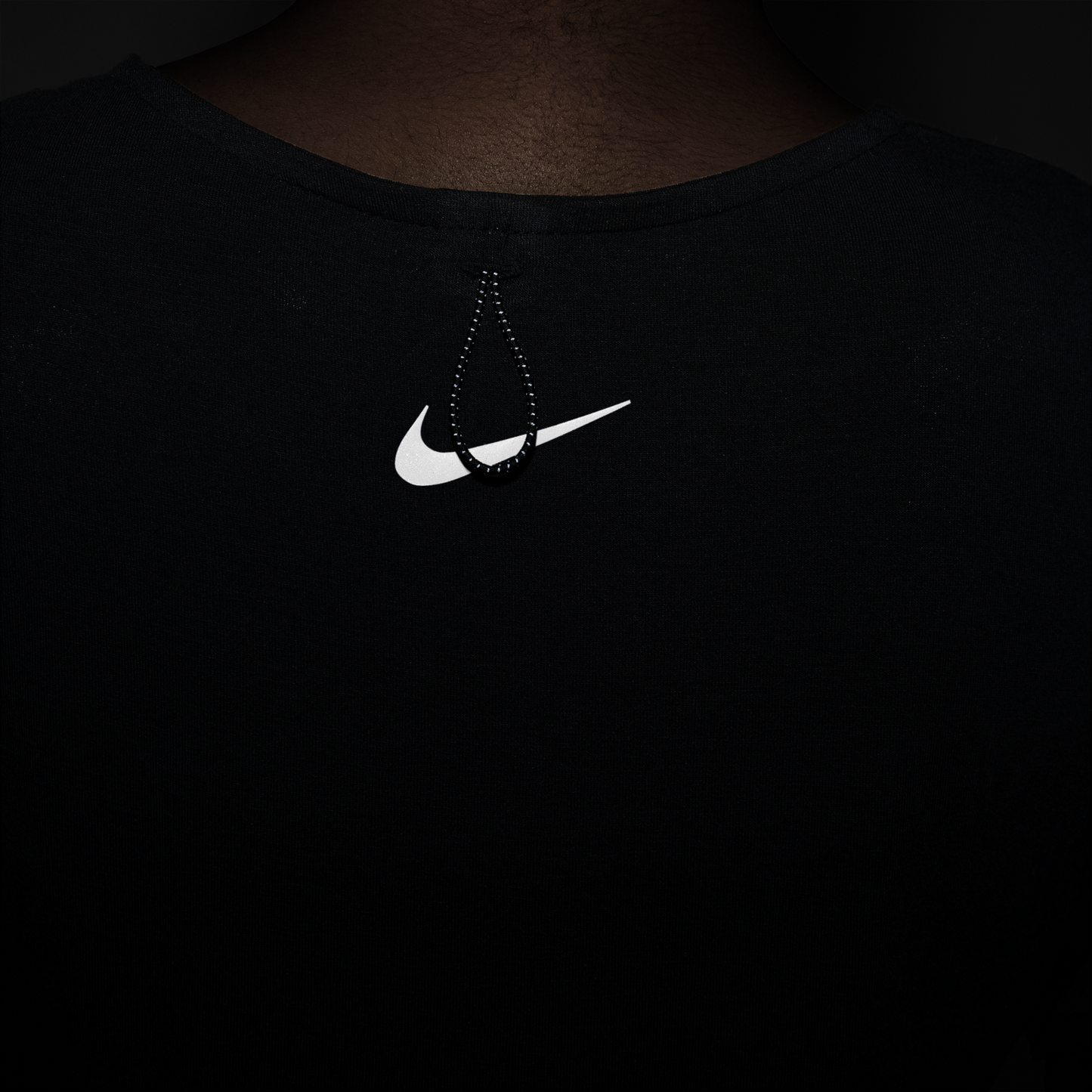 Nike Womens Run Division City Sleek Short Sleeve Top - Black-3
