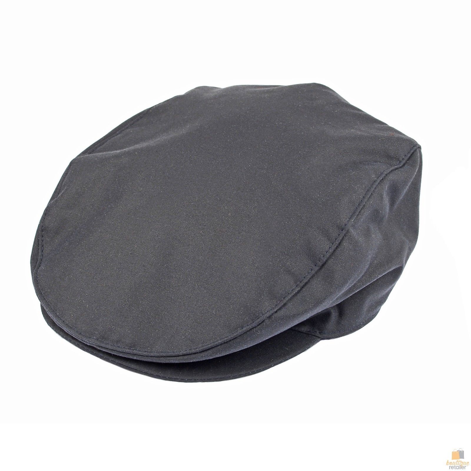 DENTS Halley Stevenson Waxed Cotton Flat Cap Ivy Hat Driving Cabbie 1-2109 Lined-10