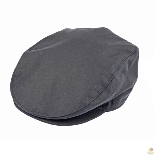 DENTS Halley Stevenson Waxed Cotton Flat Cap Ivy Hat Driving Cabbie 1-2109 Lined-10