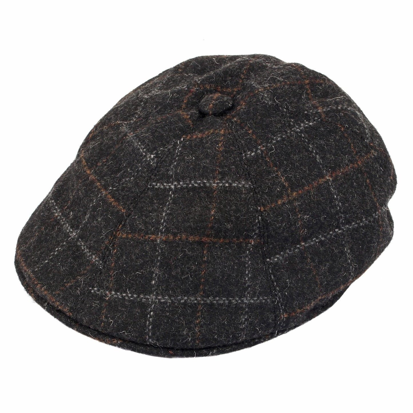 Dents Window Pane Check Driver Cap Driving Cabbie Quilted Satin 1-3037-2