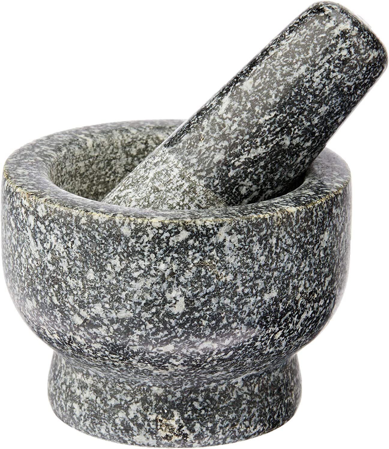 Davis & Waddell Traditional Granite Mini Mortar & Pestle Grey 9x9x6.5cm-2