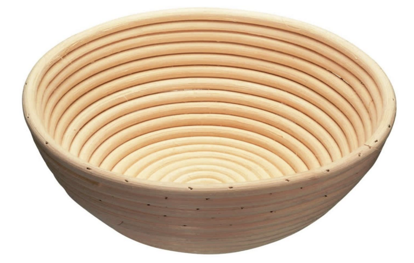 Davis & Waddell Round Rattan Bread Proving Basket Bread Proofing Baking - 22cm-1