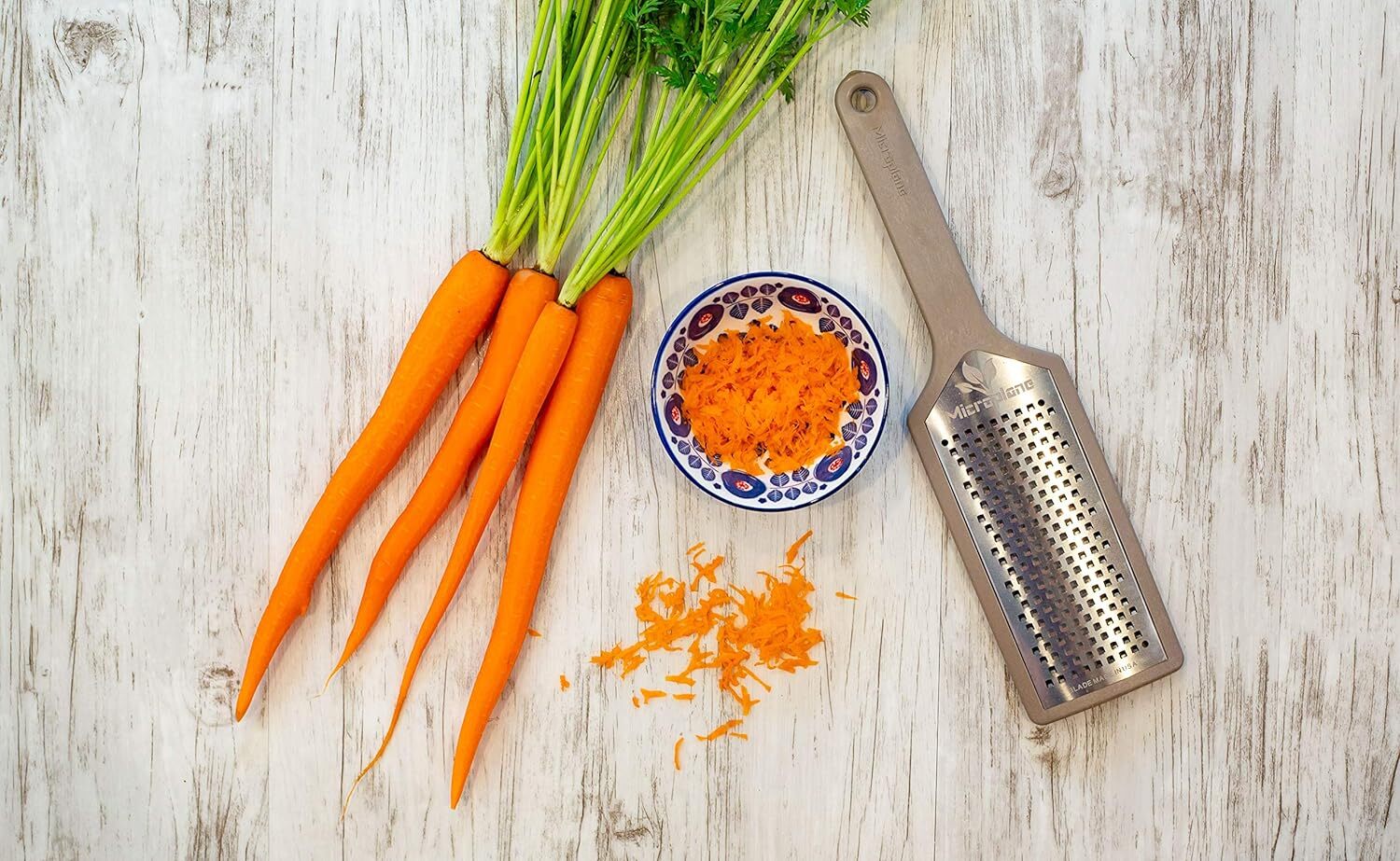 Microplane EcoGrate Coarse Grater Cheese Vegetable Shredder - Dover Grey-2