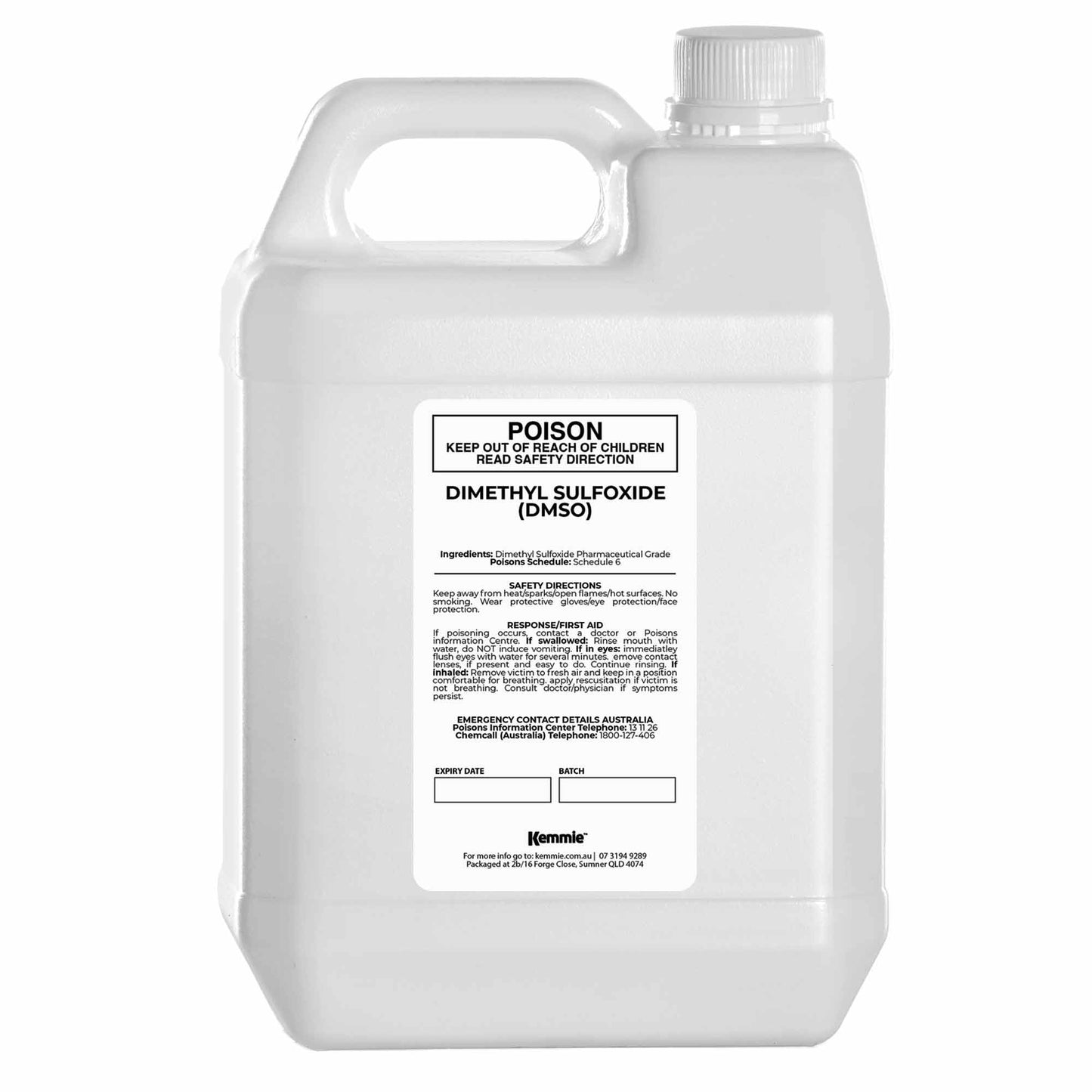 DMSO Liquid Dimethyl Sulfoxide 99.9% Pure Pharmaceutical Grade Solvent Bulk Size-8