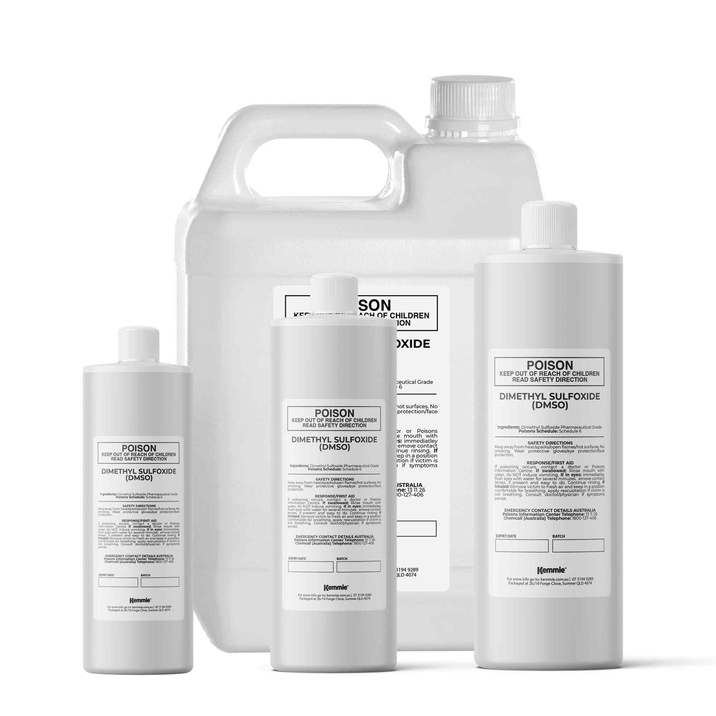 DMSO Liquid Dimethyl Sulfoxide 99.9% Pure Pharmaceutical Grade Solvent Bulk Size-0