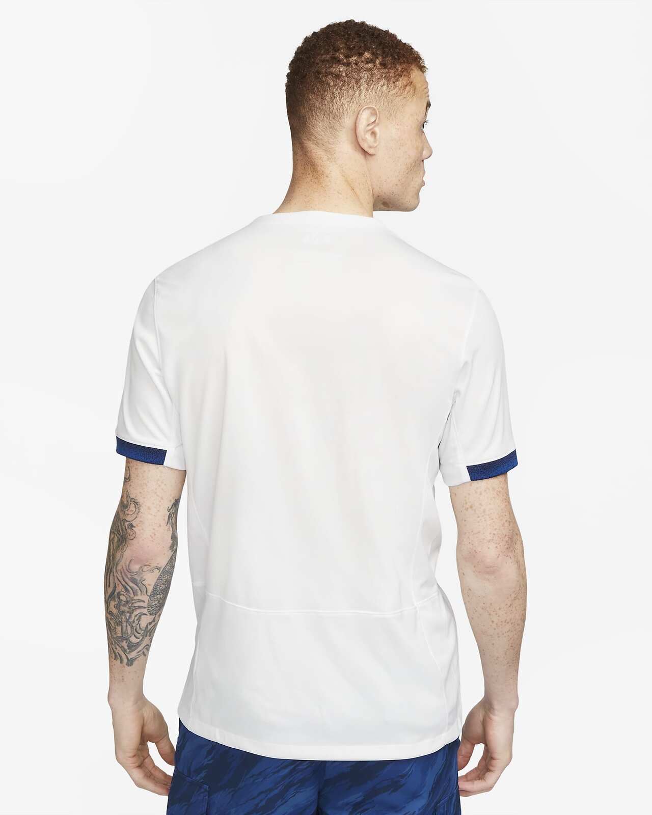 Nike Mens England National 2023 Stadium Home Dri-FIT Soccer Football Jersey Top-3