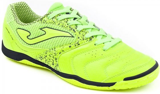 Joma Dribling 821 Indoor Futsal Shoes Football Boots in Green Fluro