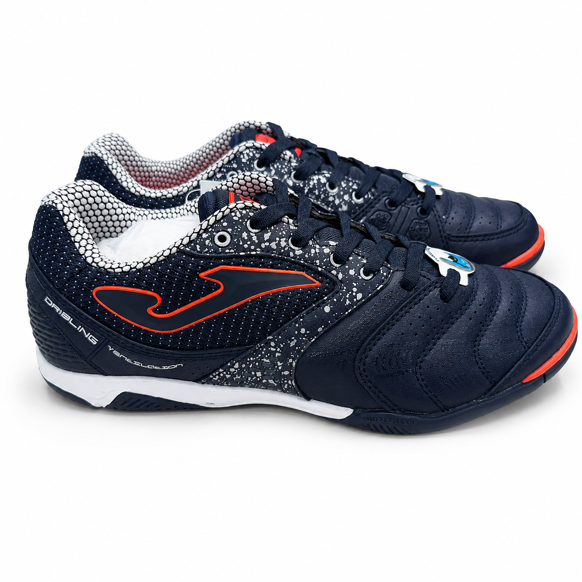 Joma Dribling 823 Indoor Futsal Shoes Football Soccer Boots in Navy