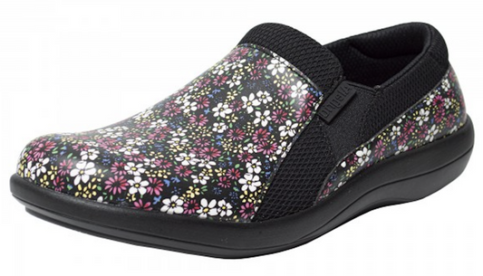 Alegria Womens Duette Slip On Working Hospitality Nursing Shoes - Wild Flower-0
