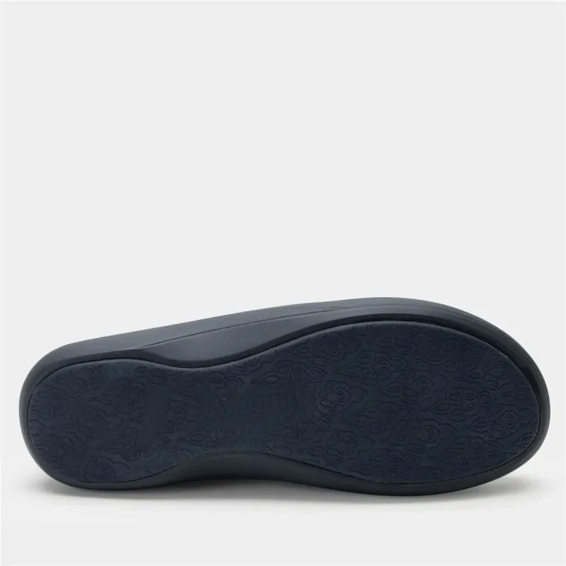 Alegria Duette Nursing Shoes Slip On Womens Work Hospitality in Swirl Wind Navy-3