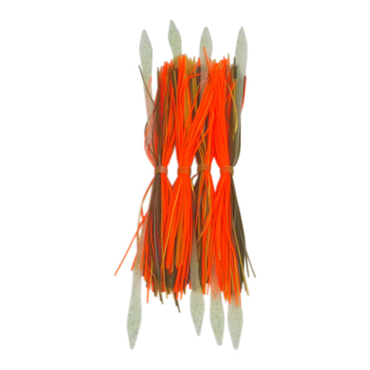 Dekoi Tailed Lure Skirts, Orange Lumo Tail-0