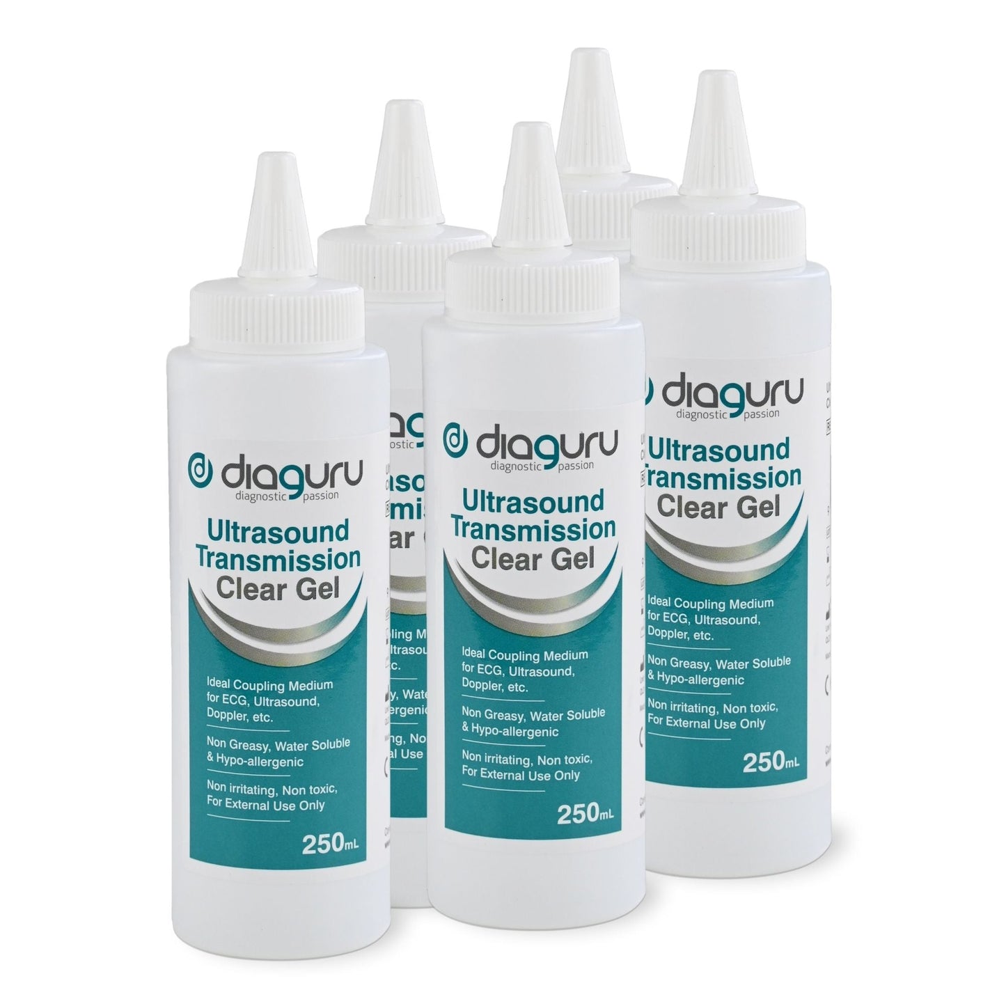 Diauguru 250ml Ultrasound Sonogram Gel - Conductive Transmission ECG Doppler-3