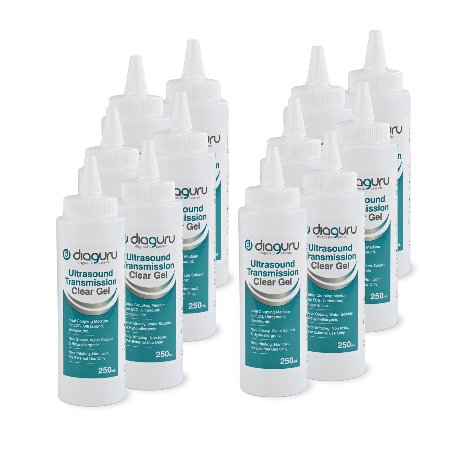 Diauguru 250ml Ultrasound Sonogram Gel - Conductive Transmission ECG Doppler-4