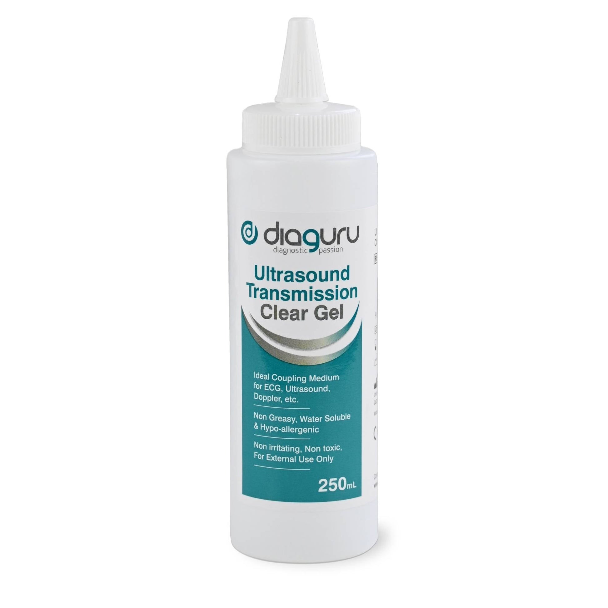 Diauguru 1x 250ml Ultrasound Sonogram Gel - Conductive Transmission ECG Doppler-0
