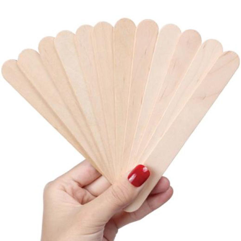 Disposable Wooden Tongue Depressors 6" or Waxing Spatula-1