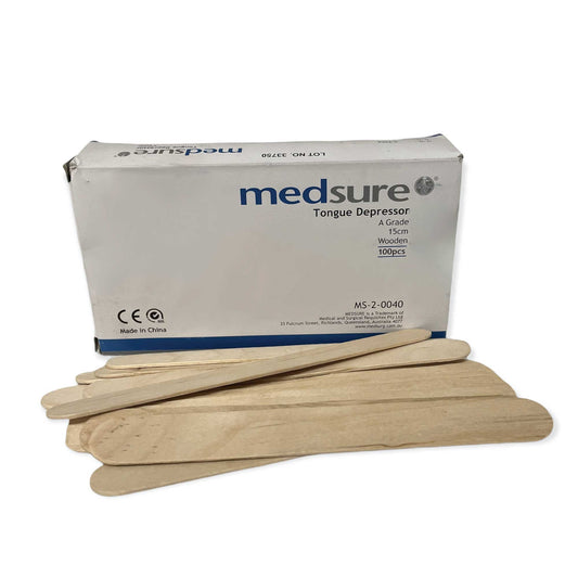 Disposable Wooden Tongue Depressors 6" or Waxing Spatula-0
