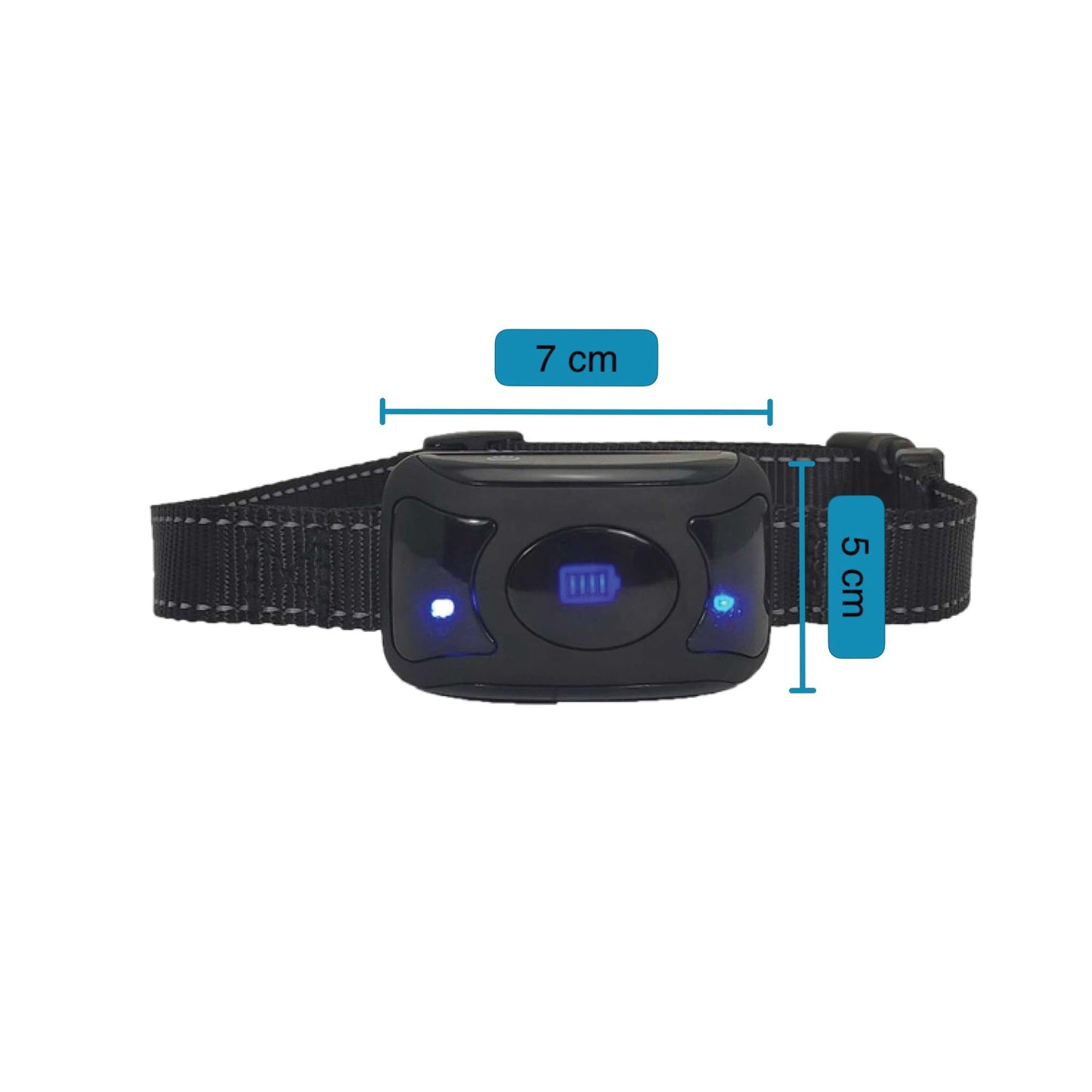 Dog Bark Collar - 2x 600m Range Receivers Vibration IPX7 Waterproof Training Aid-1