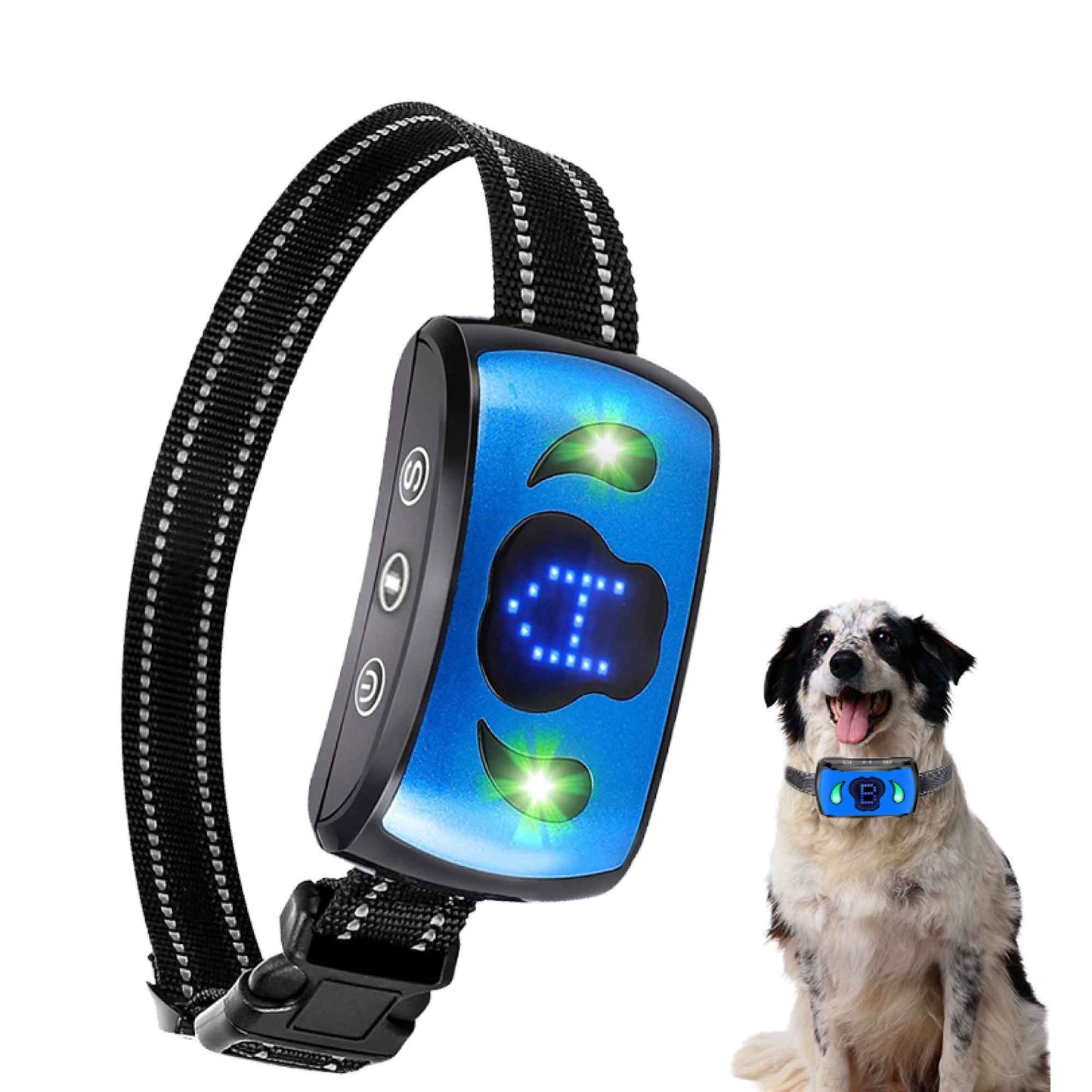 Dog Bark Collar - Vibration Magnetic Charging Waterproof Smart Barking Detection-1