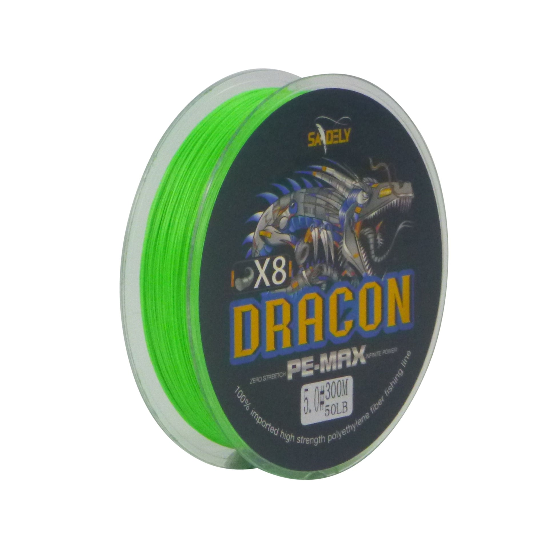 Samdely Dracon X8 Braid, Green, #5.0, 50lb, 300Mtr-0