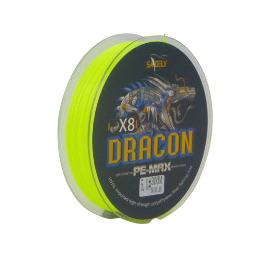 Samdely Dracon X8 Braid, Yellow, #2.0, 25lb, 300Mtr-0