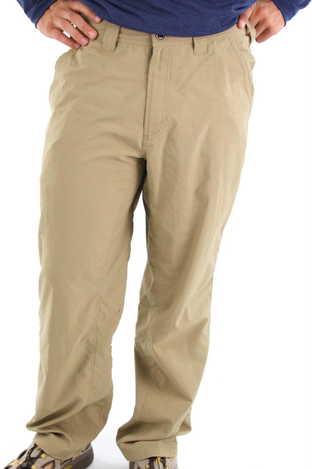 ExOfficio Mens Nomad Pants Trousers Wrinkle Water Resistant 1021-5098-8