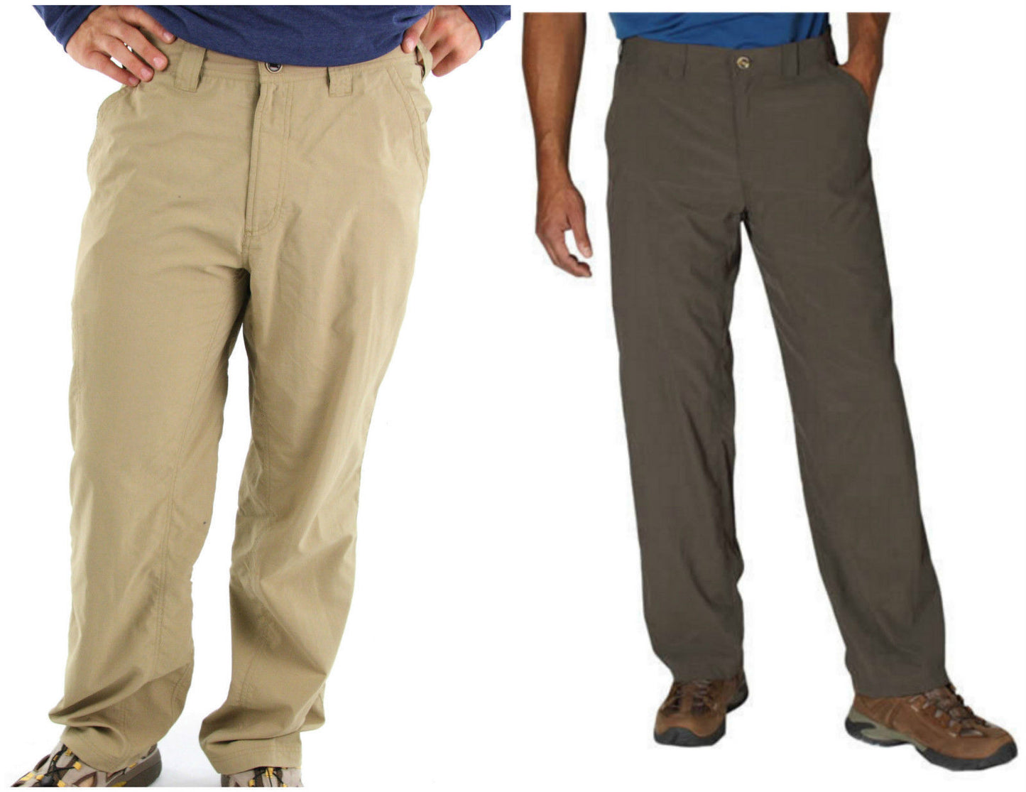 ExOfficio Mens Nomad Pants Trousers Wrinkle Water Resistant 1021-5098-1