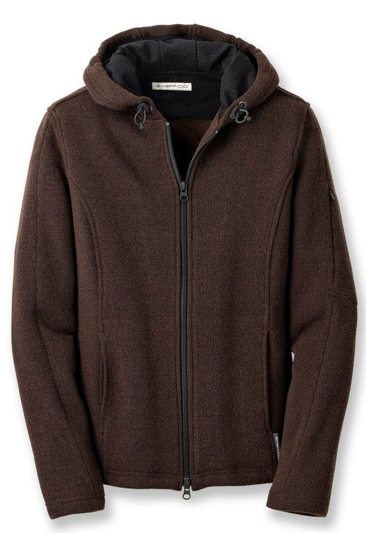 ExOfficio Alpental Full Zip Hoody Hoodie Womens Fleece Jumper Jacket 2072-0729 - Truffle - X-Small