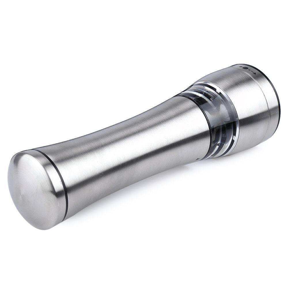 Electric Battery Salt or Pepper Grinder Adjustable Shakers Automatic Stainless Mill-4