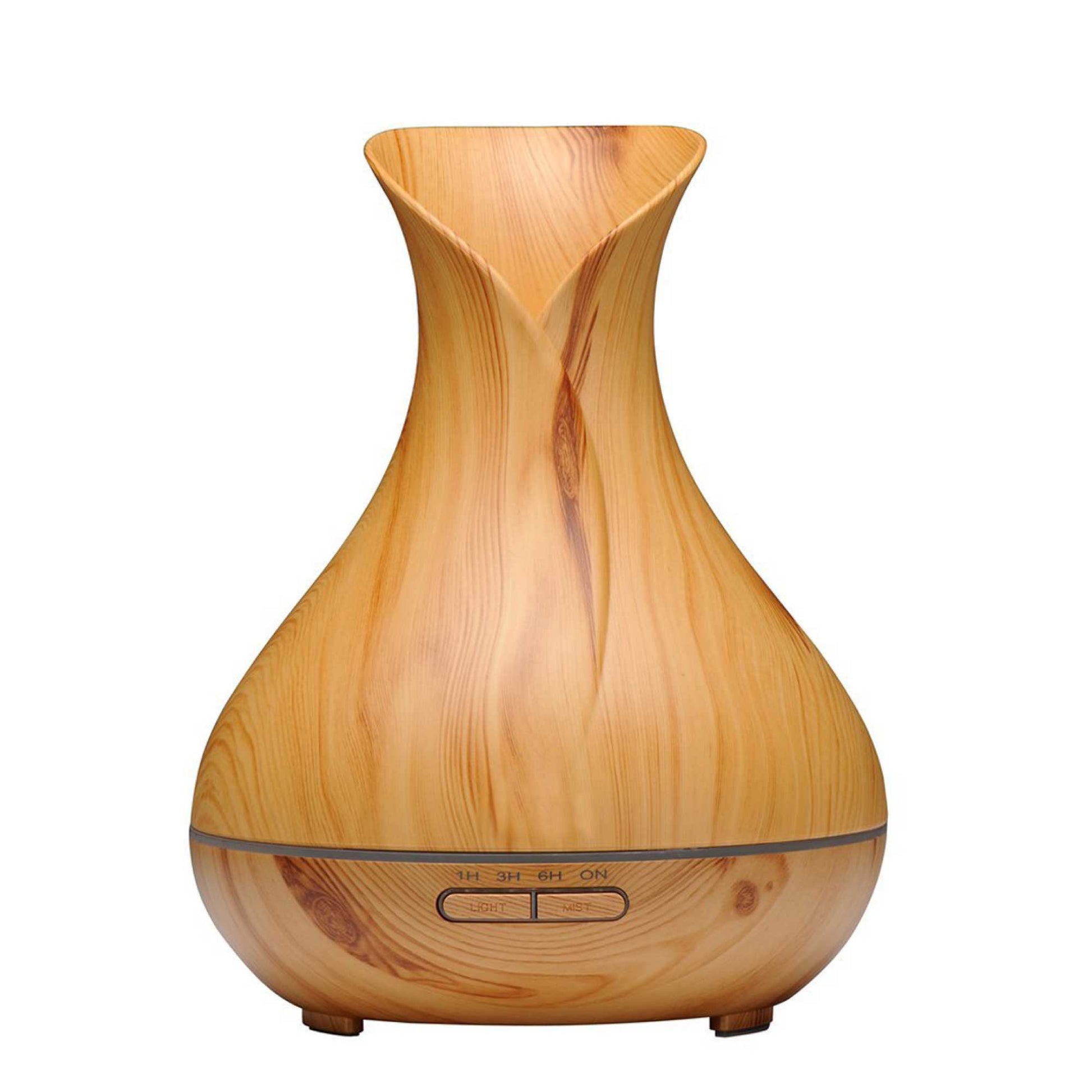 Essential Oil Aroma Diffuser Tulip Light Wood  -Ultrasonic Mist Humidifier-1