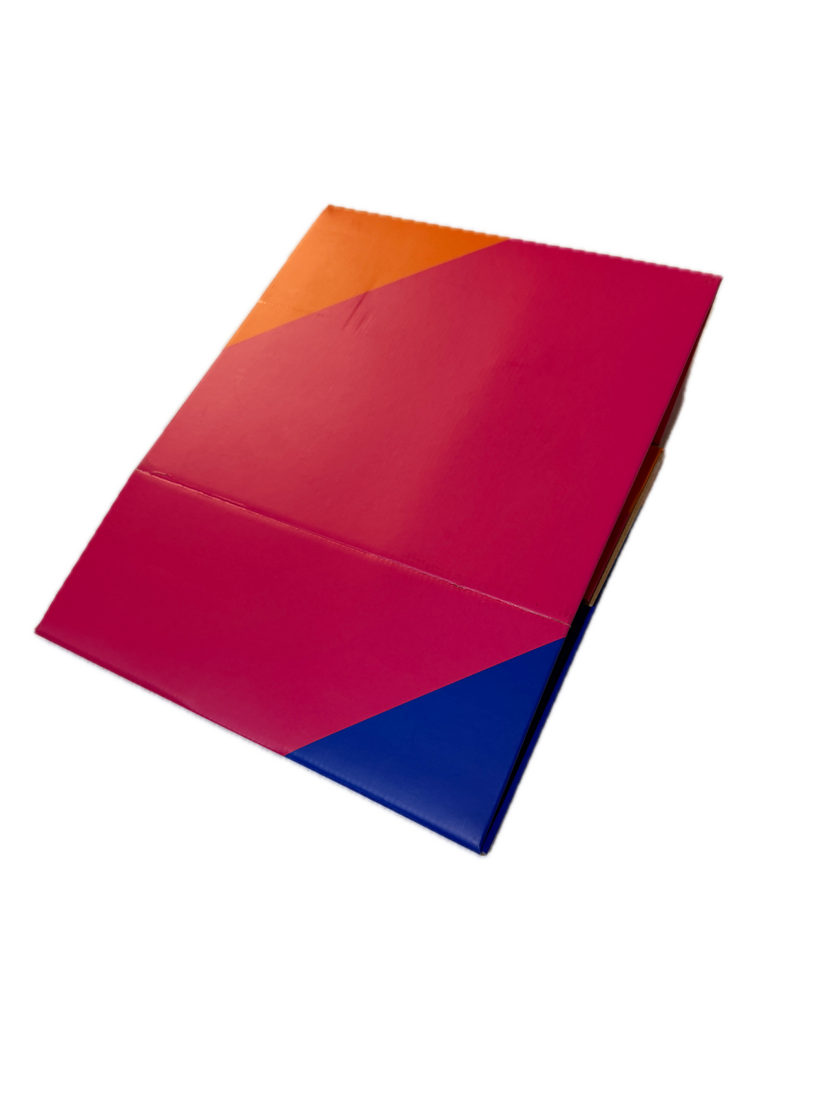 100x Large Flat-Pack Cardboard Packing Boxes Carton w/ Geometric Print (250x220x100mm)