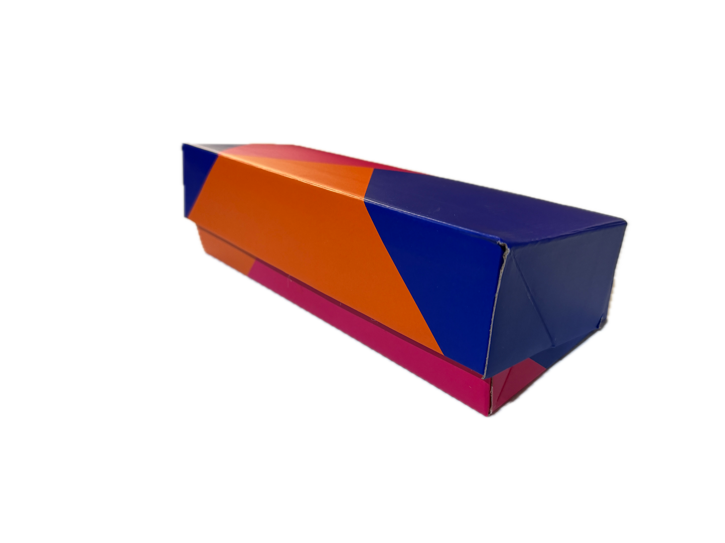 20x Flat-Pack Cardboard Packing Boxes Carton w/ Geometric Print (278x100X55mm)