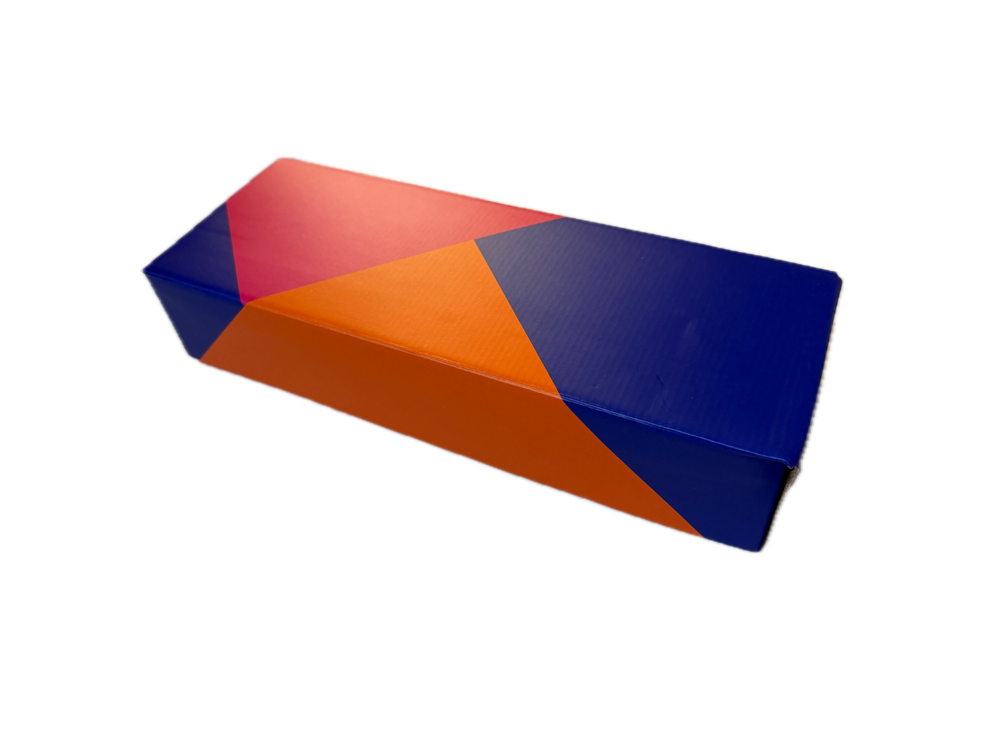 20x Flat-Pack Cardboard Packing Boxes Carton w/ Geometric Print (278x100X55mm)