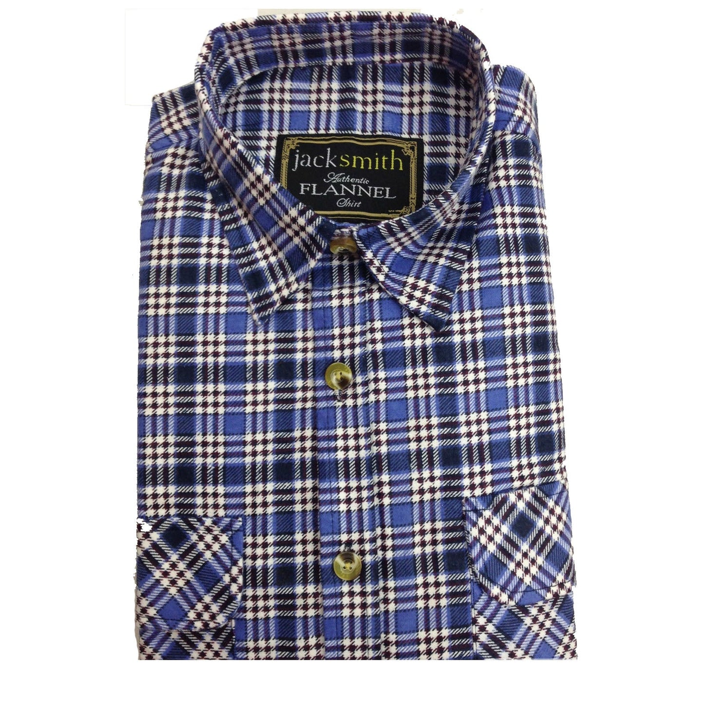 Mens FLANNELETTE SHIRT Check 100% COTTON Flannel Vintage Long Sleeve-6