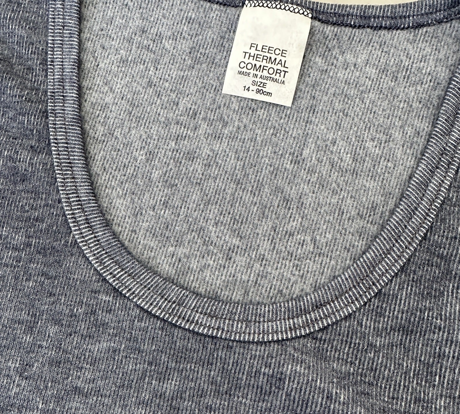 Fleece Thermal Comfort Mens Thermal Short Sleeve Top T Shirt Thermals - Navy-2