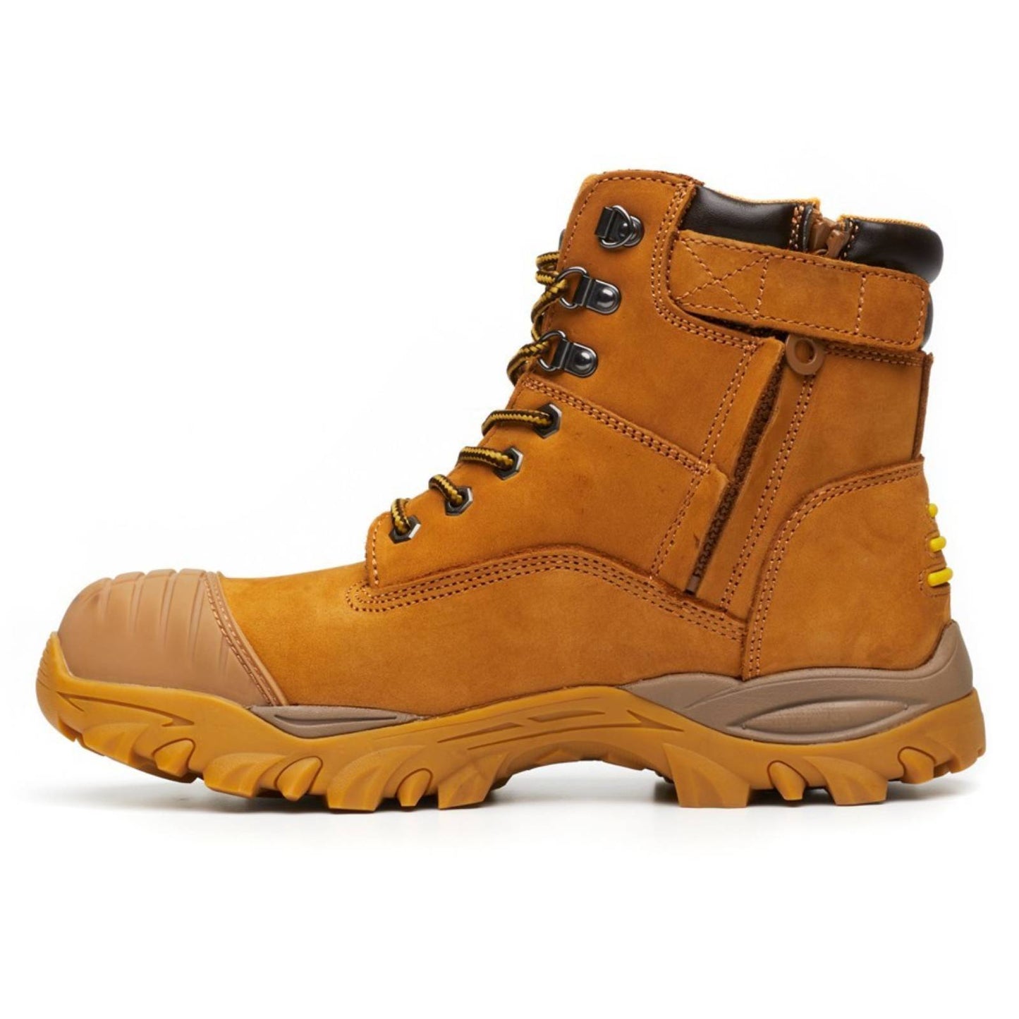 DIADORA Utility Craze w Zip Work Boots Composite Cap Workwear Shoes - Wheat-4
