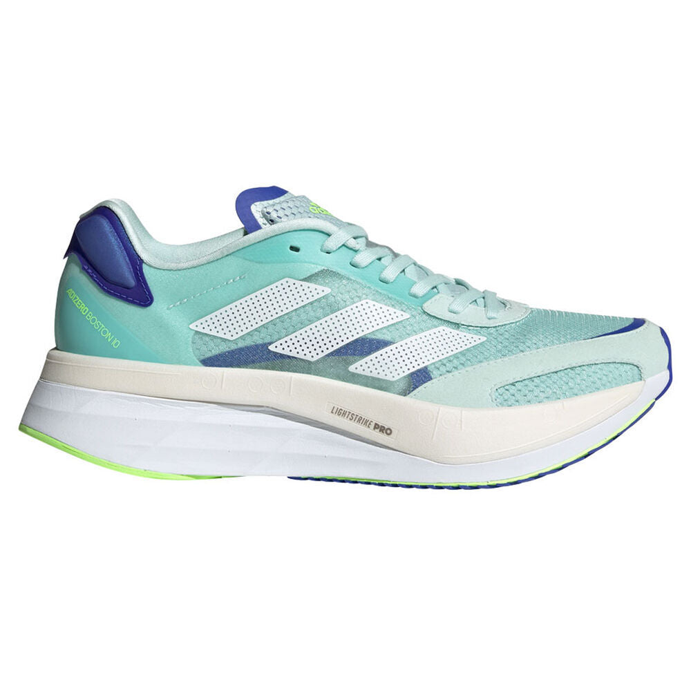 Adidas Womens Adizero Boston 10 Shoes Runners Sneakers Running - Mint-1