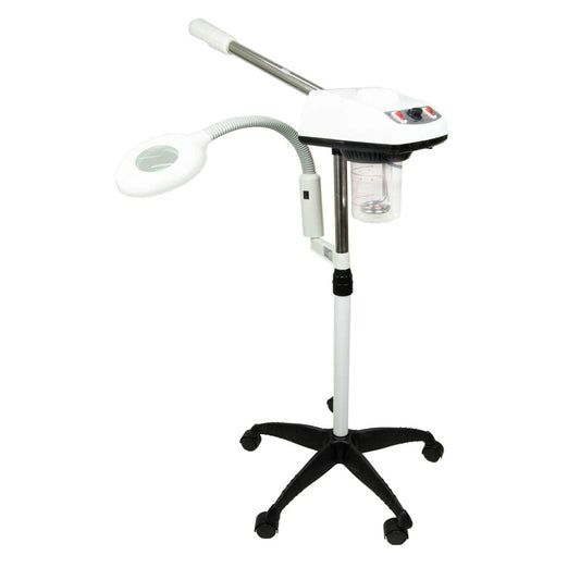 Facial Steamer and Magnifying Lamp 2in1 Beauty Machine Face Spa Magnifier Stand-0